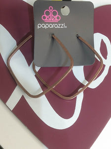 Major Flex - Copper Earrings - Paparazzi