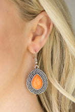 Load image into Gallery viewer, Tribal Tango - Orange Earrings - Paparazzi