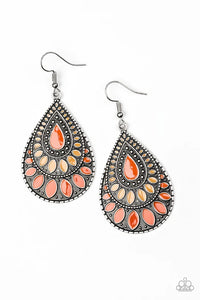 Westside Wildside - Orange Earrings - Paparazzi