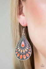 Load image into Gallery viewer, Westside Wildside - Orange Earrings - Paparazzi