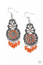 Load image into Gallery viewer, Courageously Congo - Orange Earrings - Paparazzi