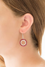 Load image into Gallery viewer, Wreathed in Radiance - Red Earrings - Paparazzi