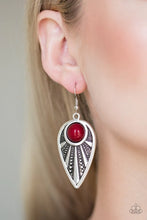 Load image into Gallery viewer, Take A WALKABOUT - Red Earrings - Paparazzi