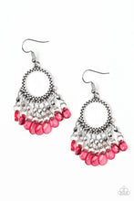 Load image into Gallery viewer, Paradise Palace - Red Earrings - Paparazzi