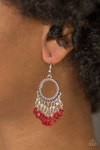 Load image into Gallery viewer, Paradise Palace - Red Earrings - Paparazzi