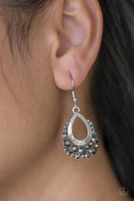 Load image into Gallery viewer, Table For Two - Silver Earrings - Paparazzi