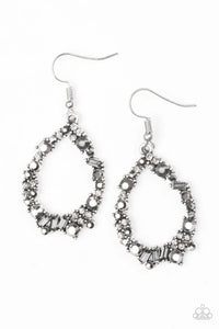 Crushing Couture - Silver Earrings - Paparazzi