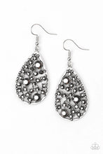 Load image into Gallery viewer, GLOW With The Flow - Silver Earrings - Paparazzi