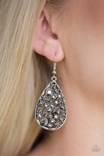 Load image into Gallery viewer, GLOW With The Flow - Silver Earrings - Paparazzi