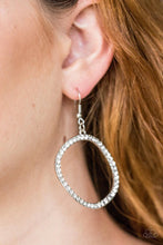 Load image into Gallery viewer, Stoppin Traffic - White Earrings - Paparazzi