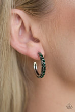 Load image into Gallery viewer, Twinkling Tinseltown - Green Earrings - Paparazzi