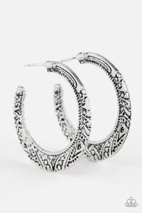 Rumba Rendezvous - Silver Earrings - Paparazzi