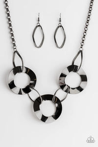 Modern Mechanics - Black Necklace - Paparazzi