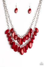 Load image into Gallery viewer, Royal Retreat - Red Necklace - Paparazzi