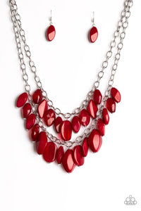 Royal Retreat - Red Necklace - Paparazzi