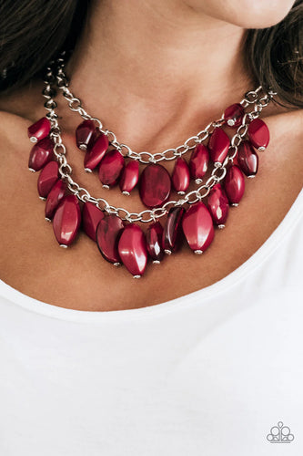 Royal Retreat - Red Necklace - Paparazzi