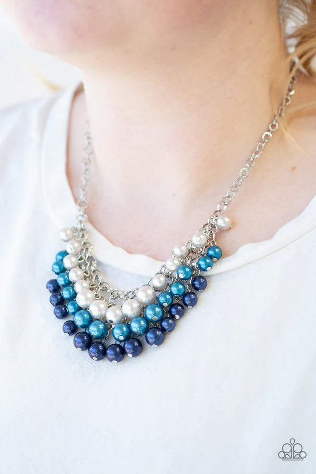 Run For The HEELS! - Blue Necklace - Paparazzi