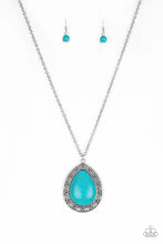 Load image into Gallery viewer, Full Frontier - Blue Necklace - Paparazzi