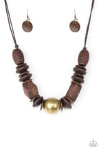 Load image into Gallery viewer, Grand Turks Getaway - Brass Necklace - Paparazzi