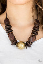 Load image into Gallery viewer, Grand Turks Getaway - Brass Necklace - Paparazzi