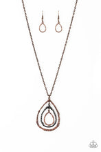 Load image into Gallery viewer, Going For Grit - Copper Necklace - Paparazzi