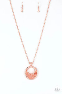 Net Worth - Copper Necklace - Paparazzi