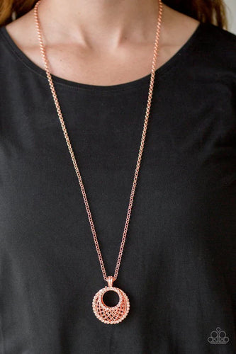 Net Worth - Copper Necklace - Paparazzi