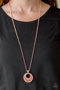 Net Worth - Copper Necklace - Paparazzi