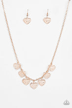 Load image into Gallery viewer, Less Is Amour - Rose Gold Necklace - Paparazzi