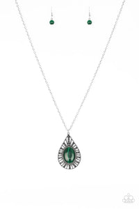 Total Tranquility - Green Necklace - Paparazzi