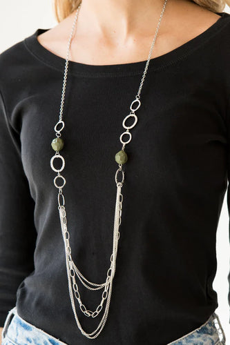 Margarita Masquerades - Green Necklace - Paparazzi