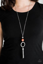 Load image into Gallery viewer, Bold Balancing Act - Orange Necklace - Paparazzi