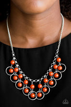 Load image into Gallery viewer, Really Rococo - Orange Necklace - Paparazzi