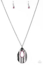 Load image into Gallery viewer, Stop, TEARDROP, and Roll - Pink Necklace - Paparazzi