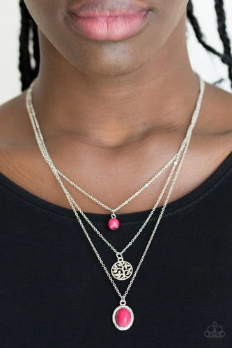 Southern Roots - Pink Necklace - Paparazzi