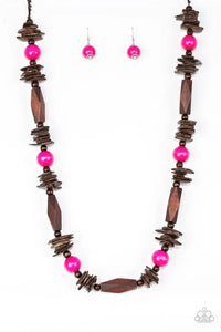 Cozumel Coast - Pink Necklace - Paparazzi