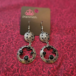 Eastern Entrada - Black Earrings - Paparazzi