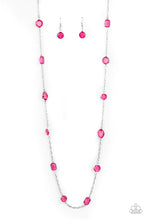 Load image into Gallery viewer, Glassy Glamorous - Pink Necklace - Paparazzi