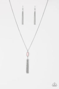 Tassel Tease - Pink Necklace - Paparazzi