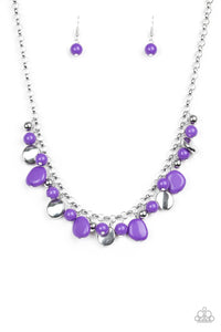 Flirtatiously Florida - Purple Necklace - Paparazzi