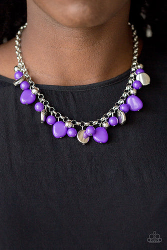 Flirtatiously Florida - Purple Necklace - Paparazzi