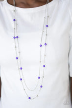 Load image into Gallery viewer, Beach Party Pageant - Purple Necklace - Paparazzi