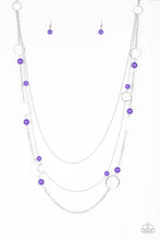 Load image into Gallery viewer, Beachside Babe - Purple Necklace - Paparazzi