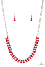 Load image into Gallery viewer, Extinct Species - Red Necklace - Paparazzi