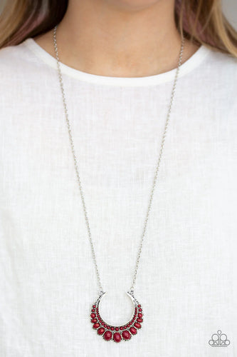 Count To ZEN - Red Necklace - Paparazzi