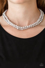 Load image into Gallery viewer, Put On Your Party Dress - Silver Necklace - Paparazzi