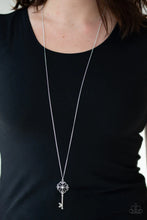 Load image into Gallery viewer, Got It On Lock - White Necklace - Paparazzi