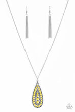 Load image into Gallery viewer, Tiki Tease - Yellow Necklace - Paparazzi