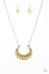 Count To ZEN - Yellow Necklace - Paparazzi