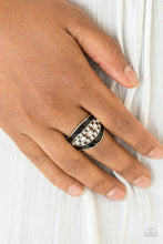 Load image into Gallery viewer, Trending Treasure - Black Ring - Paparazzi